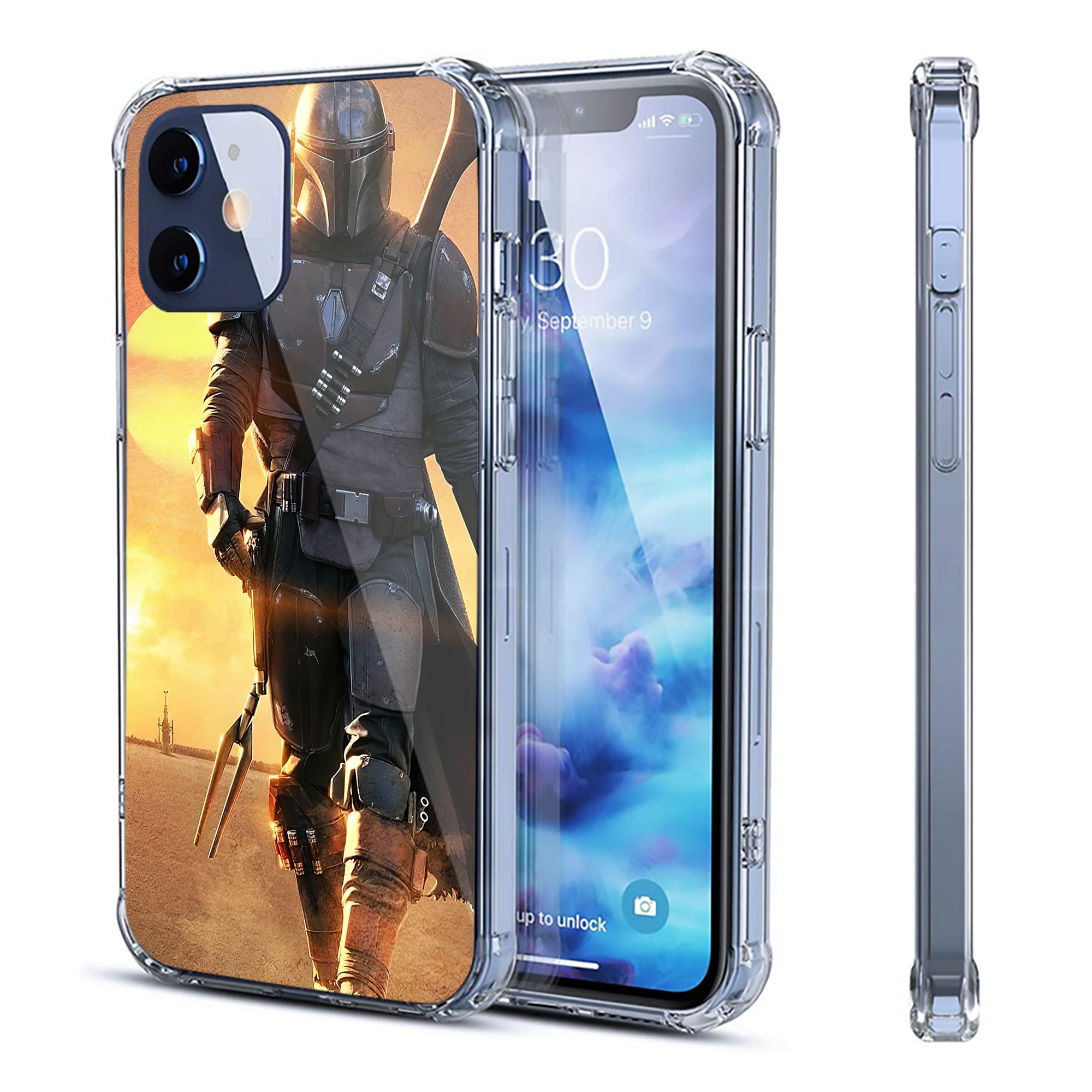 （画像用） スター・ウォーズ Star Wars 【iPhone 12シリーズ対応】透明スマホケース（クリアソフトケース）